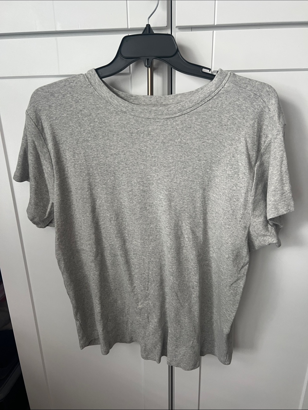 torrid Light Heather Gray Short Sleeve Crew Tee